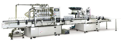 Llenadora taponadora lineal - AAM-860C+180 - CHYNG CHEEUN MACHINERY CO.,LTD - centrífuga / para productos lácteos / de bebidas