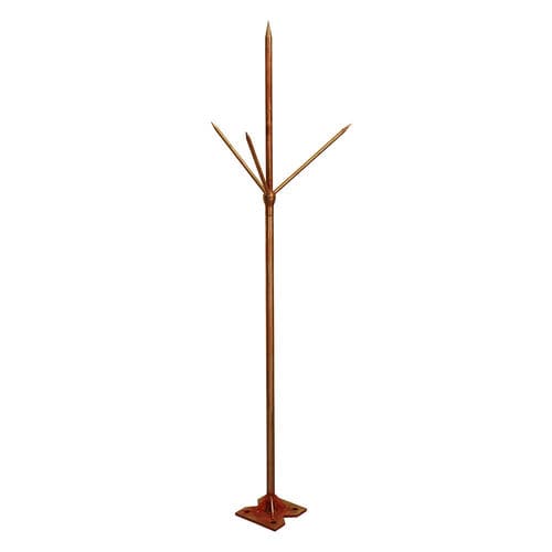 Pararrayos de cobre - 110 series - INGESCO - de acero galvanizado