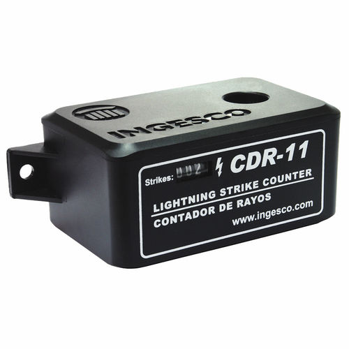 Contador de golpes de rayos compacto - CDR-11 - INGESCO - sin visualizador / electromecánico / IP65