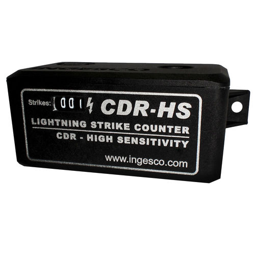 Contador de golpes de rayos compacto - CDR-HS  - INGESCO - sin visualizador / electromecánico / IP65