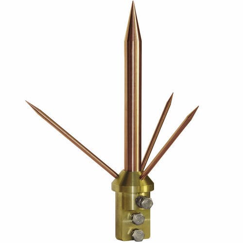 Pararrayos de acero inoxidable - 1100 series - INGESCO - de cobre
