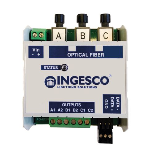 Receptor para fibra óptica - DL EOLOS FO-RCVR - INGESCO - de iluminación / RS-485 / Modbus