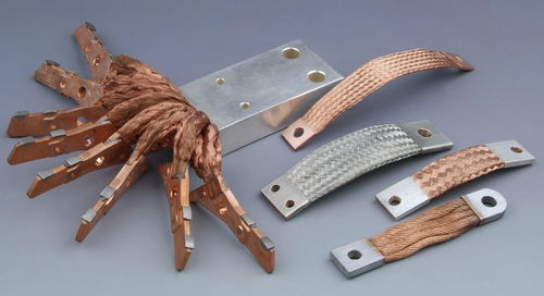Shunt de cable trenzado plano - KINTO ELECTRIC CO., LTD. - de plata