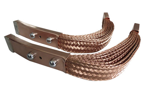 Shunt de precisión - KINTO ELECTRIC CO., LTD. - de cable trenzado plano / de plata