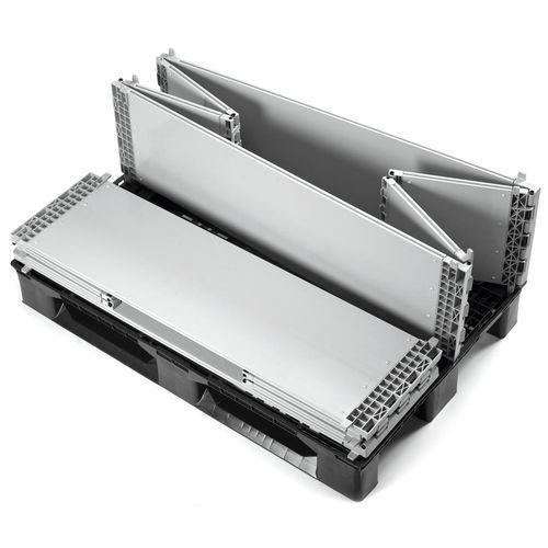 Caja-palé de PP -  SF 800 FB - SMART FLOW EUROPE - de PVC / para almacenamiento / plegable
