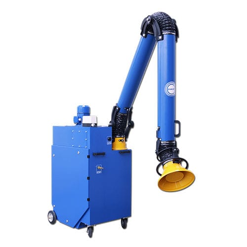 Extractor de humo móvil - Rollout - MENEGON - de soldadura / de cartucho / con brazo de extracción