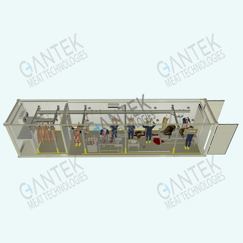Línea de matanza en contenedor - CANTEK Cold Storage - Meat Processing - para bovinos / para ganado caprino / para ovinos