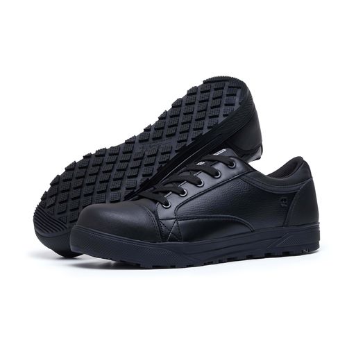 Calzado de seguridad antideslizante - FERGUS BLACK - Shoes for Crews (Europe) Ltd. - resistente al agua / de cuero / unisex