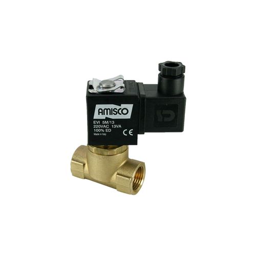 Electroválvula de acción directa - 1411-KDND020-110-220AC - Gevax Flow Control Systems - de 2 vías / NC / agua