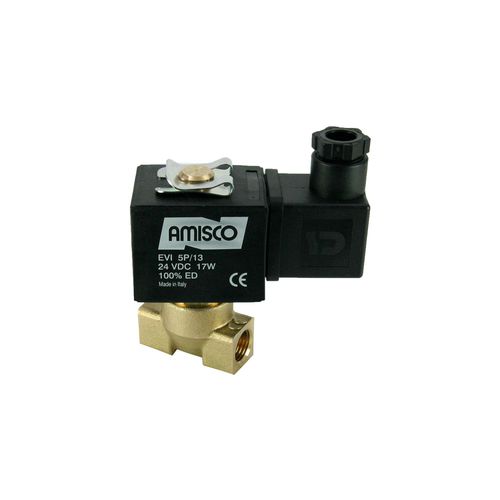 Electroválvula de acción directa - 1801-KDNB050-015-24DC - Gevax Flow Control Systems - de 2 vías / NC / agua