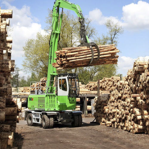 Cargadora forestal de pluma articulada - 730 E - SENNEBOGEN Maschinenfabrik GmbH - móvil