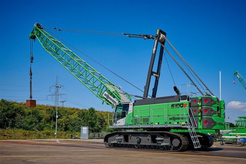 Grúa con orugas - 6100 HD - SENNEBOGEN Maschinenfabrik GmbH - de mástil / en celosía / para obra