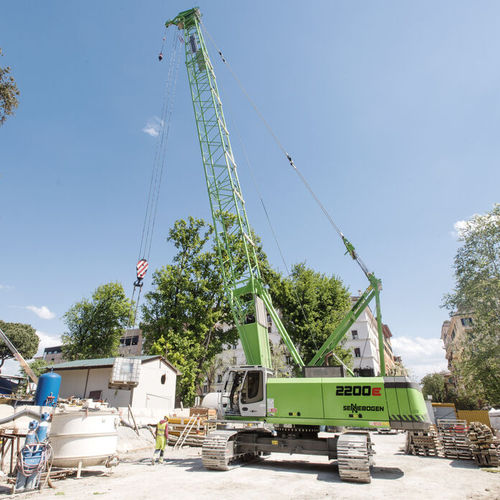 Grúa con orugas - 2200 G - SENNEBOGEN Maschinenfabrik GmbH - de mástil / telescópica / en celosía