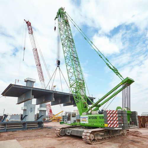 Grúa con orugas - 5500 G - SENNEBOGEN Maschinenfabrik GmbH - de mástil / en celosía / para obra