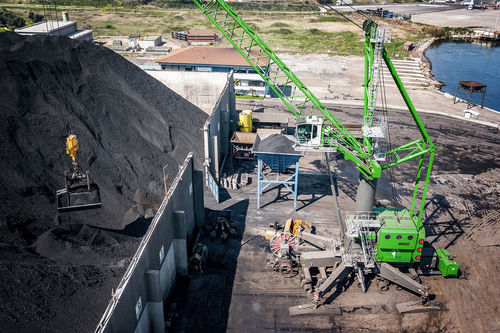 Grúa de puerto - 9300 E - SENNEBOGEN Maschinenfabrik GmbH - móvil / de mástil / en celosía