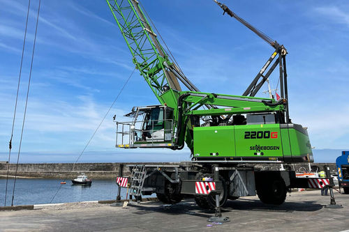 Grúa de puerto - 2200 G - SENNEBOGEN Maschinenfabrik GmbH - autopropulsada / de mástil / en celosía