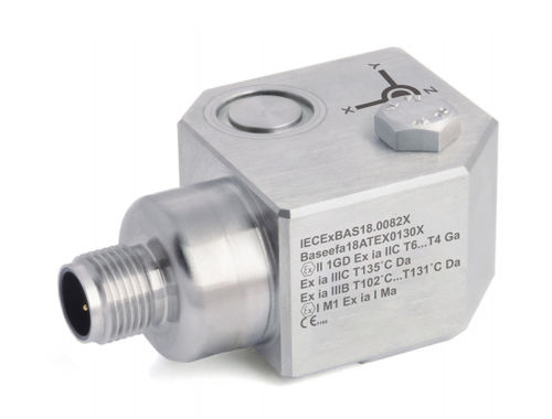 Acelerómetro triaxial - HS-173I series - Hansford Sensors - piezoeléctrico / de seguridad intrínseca / IP67