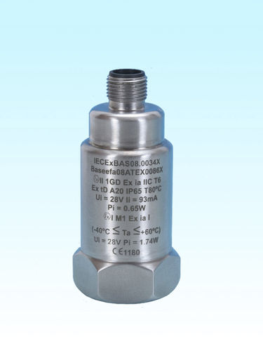 Acelerómetro triaxial - HS-420IT series - Hansford Sensors - piezoeléctrico / de seguridad intrínseca