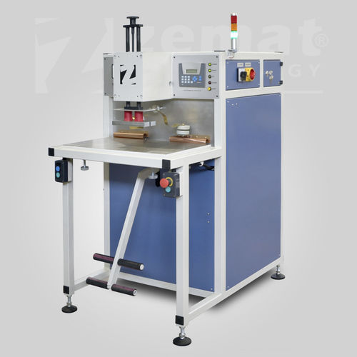 Máquina de soldar con calces calefactores - DEPTA - Zemat Technology Group - de altas frecuencias / controlada por PLC / para textiles