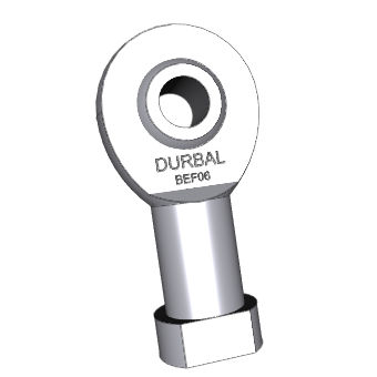 Cabeza de rótula hembra - BEFA series - Nadella Group - de acero inoxidable / aluminio / con cojinetes lisos