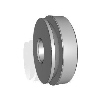 Cojinete liso esférico - DGE-AW series - Nadella Group - axial / de acero / de PTFE