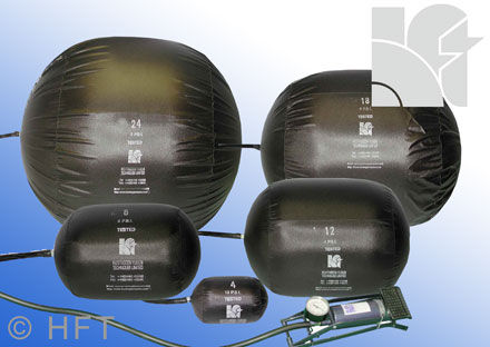 Obturador hinchable - Pipestoppers™ - Huntingdon Fusion Techniques - para canalizaciones
