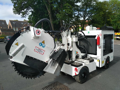 Zanjadora de disco - SC4P - TESMEC - de ruedas