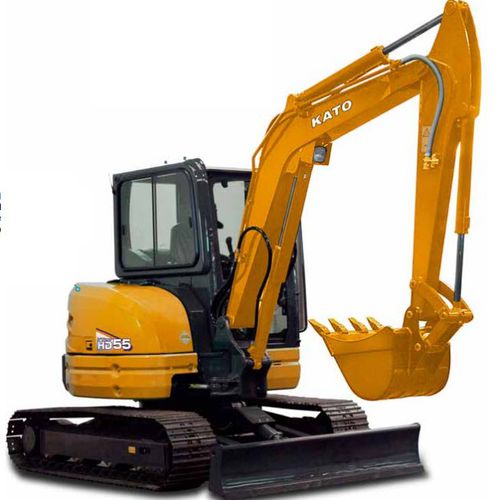 Excavadora intermedia - 55V4 - KATO IMER S.p.A. - con orugas / diésel / para obra de construcción