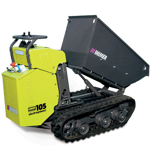 Mini-dúmper con orugas - carry 105 - KATO IMER S.p.A. - eléctrico / de descarga frontal / con volquete de elevación