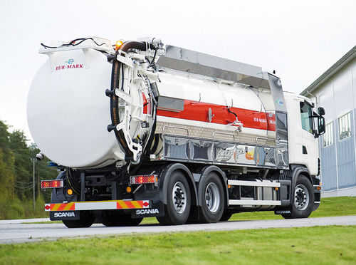 Camión aspirador pocero - ECOCYCLER - KAISER AG Fahrzeugwerk - con reciclaje de agua