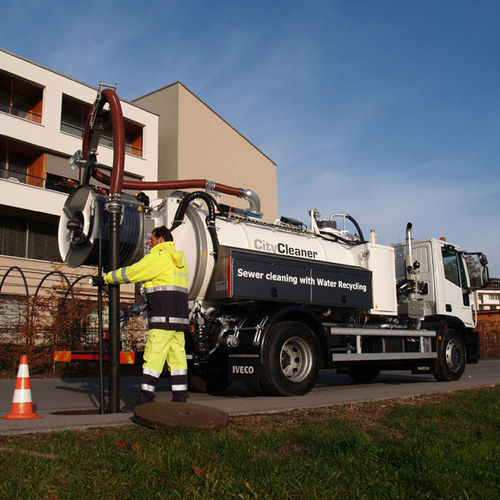 Camión hidrolimpiador - CityCleaner - KAISER AG Fahrzeugwerk - con reciclaje de agua