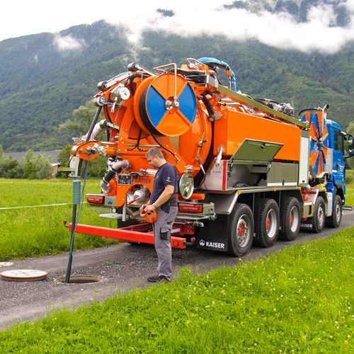 Camión hidrolimpiador - AQUASTAR WT - KAISER AG Fahrzeugwerk - con reciclaje de agua