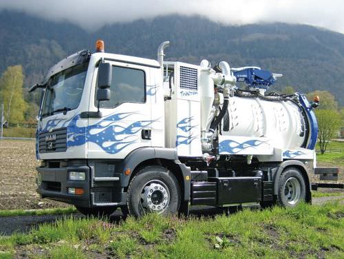 Camión de carga por aspiración - Twister - KAISER AG Fahrzeugwerk - de 2 ejes