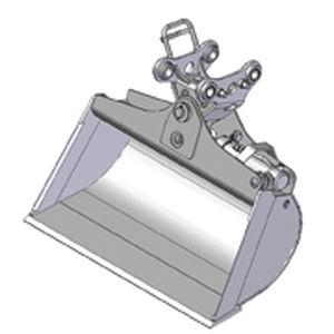 Cuchara para la limpieza de cunetas - KAISER AG Fahrzeugwerk - para excavadora / reclinable
