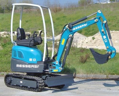 Miniexcavadora - M-13K - Messersì S.p.A. - con orugas / Tier 2 / para obra de construcción