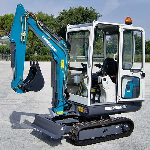 Miniexcavadora - M-18 BE - Messersì S.p.A. - con orugas / Tier 2 / para obra de construcción