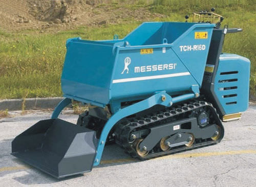 Mini-dúmper con orugas - TC120D - Messersì S.p.A. - diésel / con volquete de elevación / autocargable