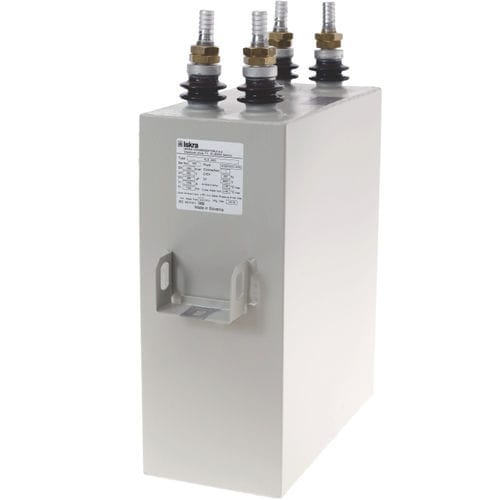 Condensador eléctrico montado en poste - KLS  - Iskra d.d. - para calentamiento por inducción / de calor