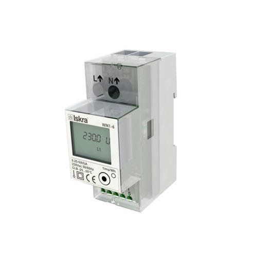 Contador de energía eléctrica monofásico - WM1 - Iskra d.d. - en riel DIN
