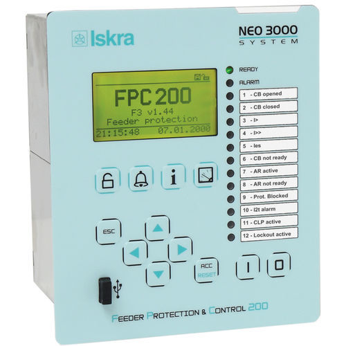 Relé de protección de fuga a tierra - FPC 200 - Iskra d.d. - de sobretensión / de sobreintensidad / de subintensidad