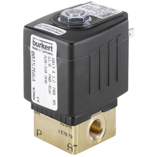 Electroválvula de acción directa - 6013 - BÜRKERT FLUID CONTROL SYSTEMS - de 2 vías / NC / NA
