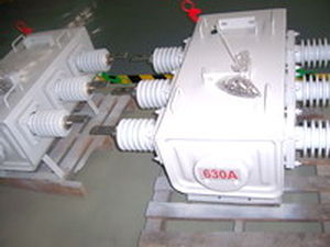 Disyuntor de corte de carga aislado en gas SF6 - ningbo yinzhou huayuan electric and machine indust - unipolar / de exterior / montado en poste