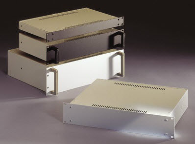 Caja rack de 19" - 180 series - RETEX - rectangular / de chapa