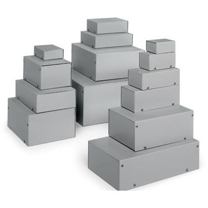 Caja de pared - MINIBOX series - RETEX - rectangular / de aluminio / para instrumentación