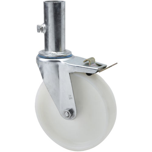Ruedecilla giratoria - ZVA-TN series - Ruedas Alex - tubular / altas cargas / para andamios móviles