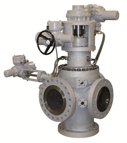 Válvula de bola cónica - Lift Plug Valve / SwitchPlug - SchuF Group - con mando eléctrico / de aislamiento / desviadora