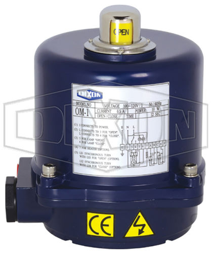 Actuador para válvula eléctrico - BEOM-13E-11 - DIXON GROUP EUROPE - tipo cuarto de vuelta / de piñón cremallera / monofásico