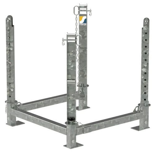 Soporte de big bag - SECATRI BASIC - Secatol SAS - de acero galvanizado / elevador