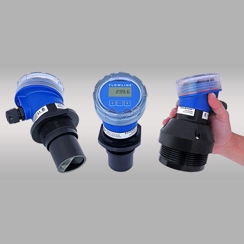 Transmisor de nivel por ultrasonidos - EchoPod® UG series - Flowline - para líquido / 4-20 mA / 2 hilos