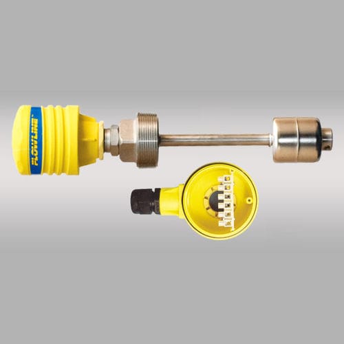 Transmisor de nivel de flotador - FloaTek™ LV55 series - Flowline - para líquido / 4-20 mA / 2 hilos